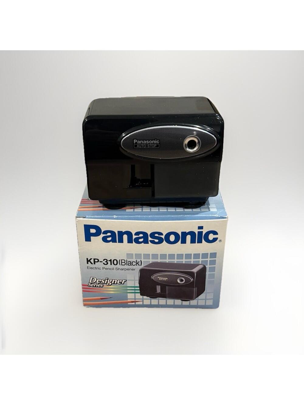Panasonic KP-310 Electric Pencil Sharpener with Auto Stop Black Tested Works